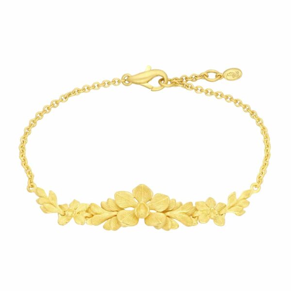 PRIMA Gold Bracelet Majestic Orchid Collection 116L4193-18