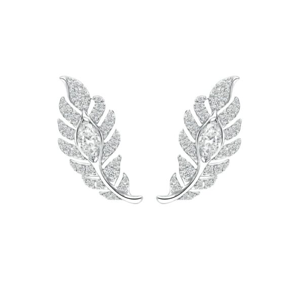 PRIMA ต่างหูประดับเพชร Grand Pavone Collection 105E1337-01