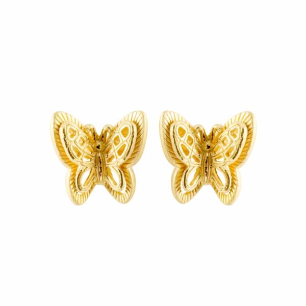 PRIMA ต่างหูทองคำ รูปผีเสื้อ Butterfly Collection 111E2587-18