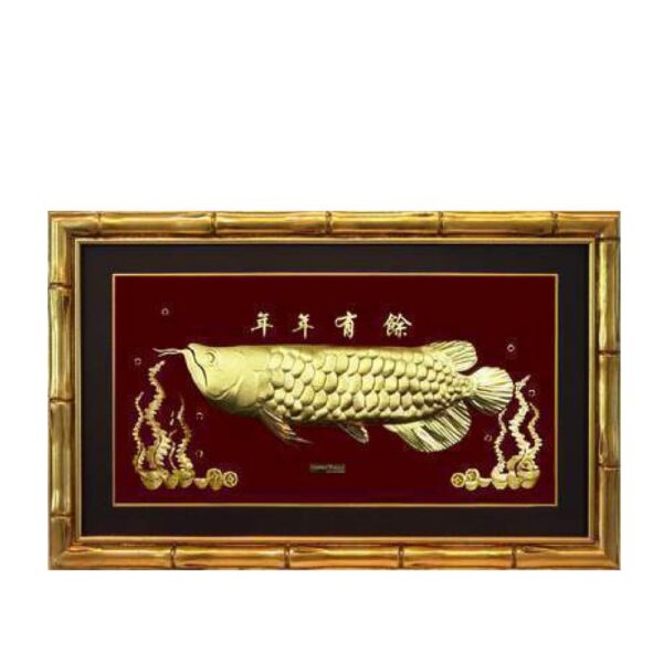 PRIMA Gold Frame Large Arowana Fish 704S0153-01