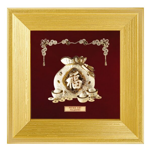 PRIMA Gold Frame Lucky Bag of Gold 704S0430-04