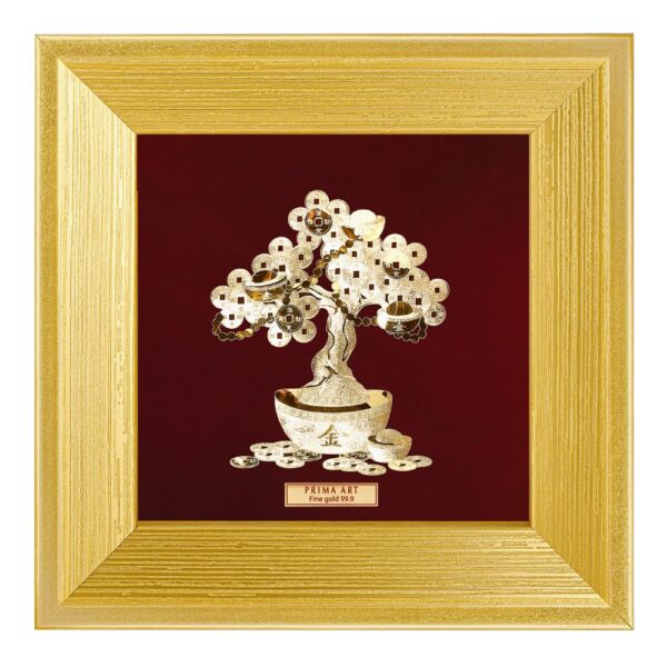 PRIMA Gold Frame Tree of Wealth 704S0433-04