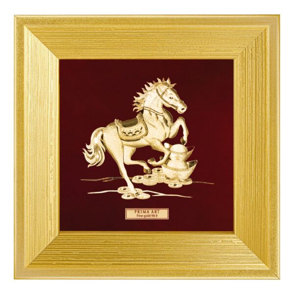 PRIMA Gold Frame Horse of Wealth 704S0478-04