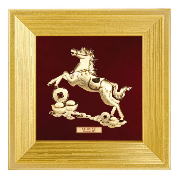 PRIMA Gold Frame The Wealthy Horse 704S0507-04