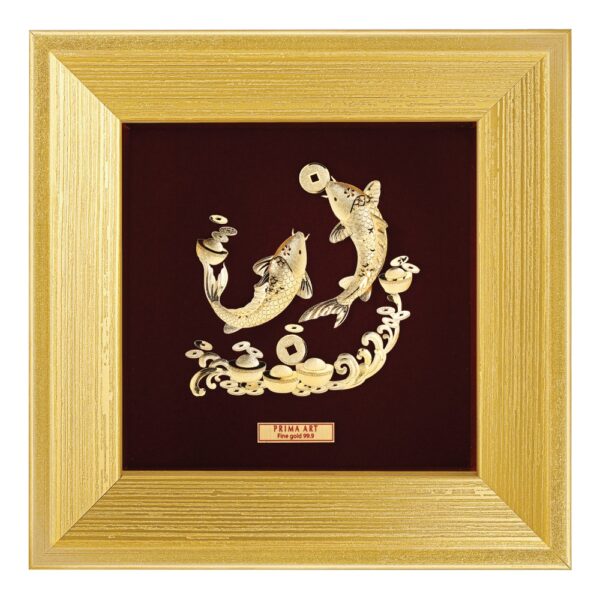 PRIMA Gold Frame Wealthy Fish 704S0524-01