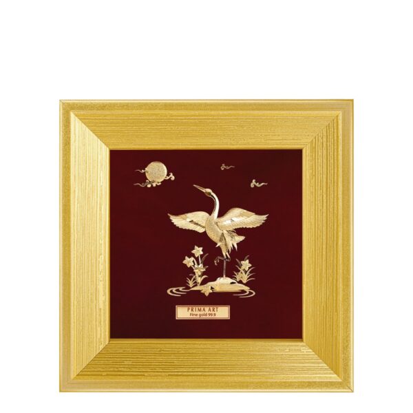 PRIMA Gold Frame Dancing Crane 704S0550-01