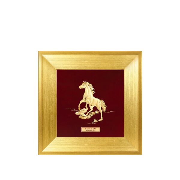 PRIMA Gold Frame Treasure Guarding Horse 704S0558-01