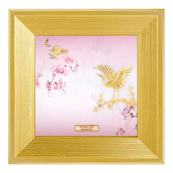 PRIMA ภาพหัตถศิลป์ทองคำนกกระเรียน 711S0031-01
