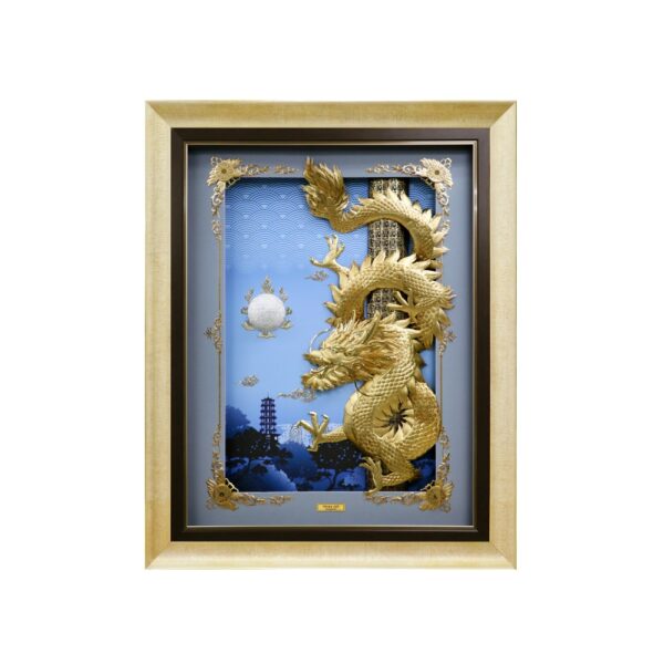 PRIMA ภาพหัตถศิลป์ทองคำมังกรแห่งความรุ่งเรือง 712S0008-01