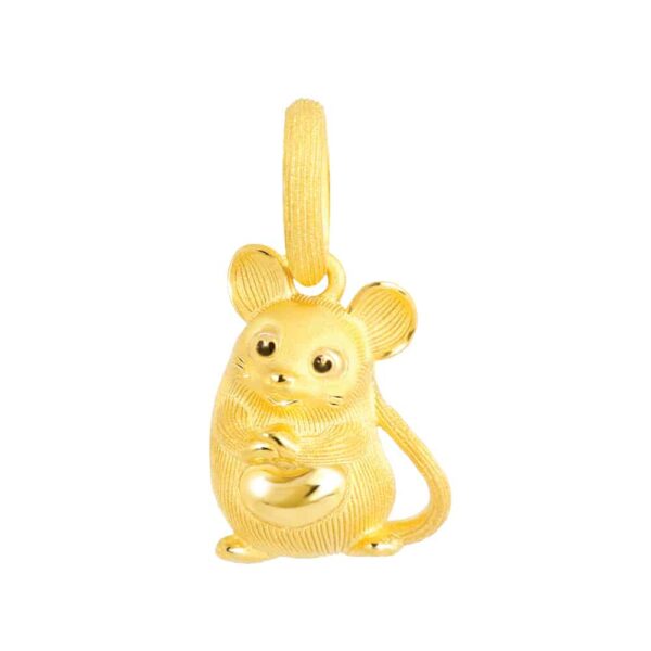 PRIMA Gold Pendant Year of the Rat Zodiac Collection NG1P1924-01