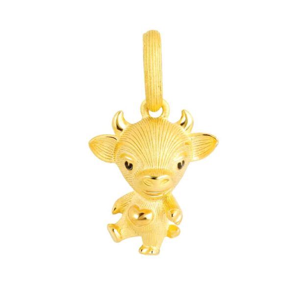 PRIMA Gold Pendant Year of the Ox Zodiac Collection NG1P1925-01