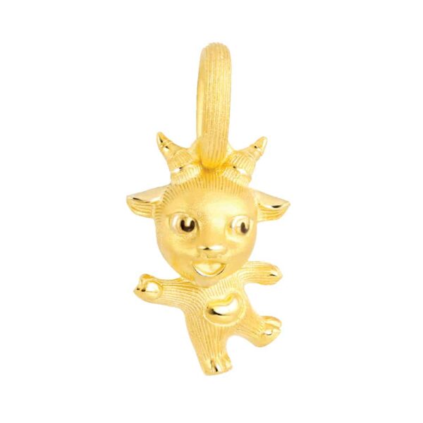 PRIMA Gold Pendant Year of the Goat Zodiac Collection NG1P1931-01