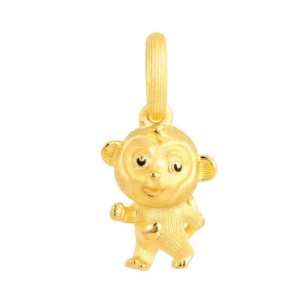 PRIMA Gold Pendant Year of the Monkey Zodiac Collection NG1P1932-01
