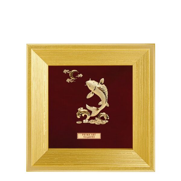 PRIMA Gold Frame Koi Fish and Crescent Moon 704S0551-01