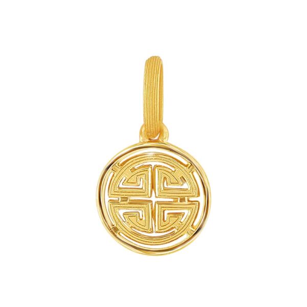 PRIMA Gold Pendant Auspicious Character Lok Miracle Collection NG1P1970-01