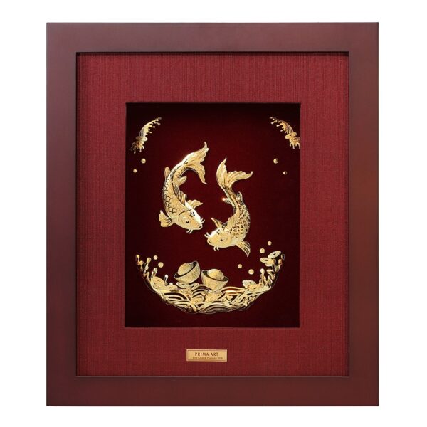 PRIMA Gold Frame Pair of Fish 704S0358-01