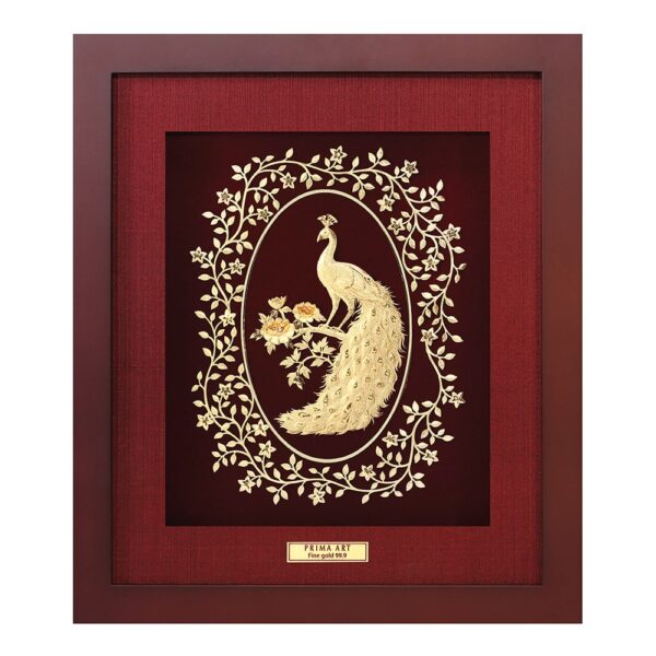 PRIMA Gold Frame The Gorgeous Peacock 704S0407-01