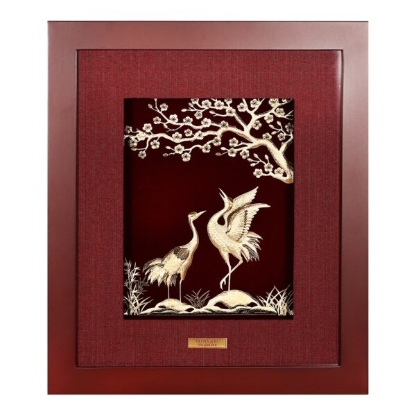 PRIMA Gold Frame Longevity Couple Crane 704S0388-01