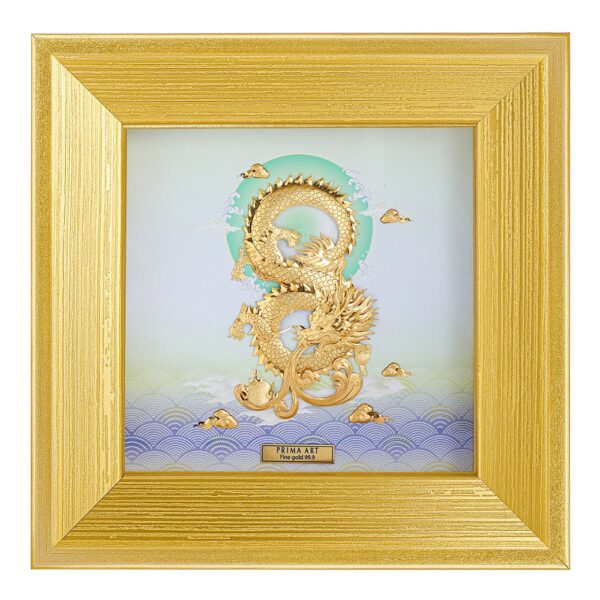 PRIMA Gold Frame Auspicious Dragon Number 8 711s0073-01