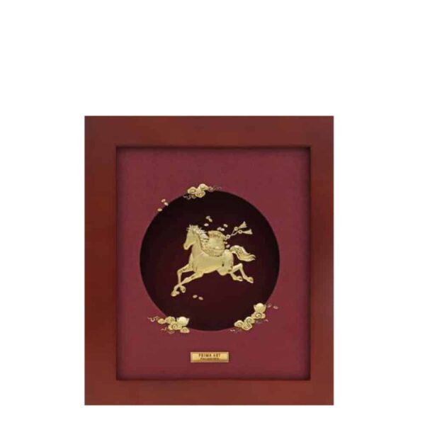 PRIMA ภาพหัตถศิลป์ทองคำอาชามั่งมีทรัพย์ 704S0562-01