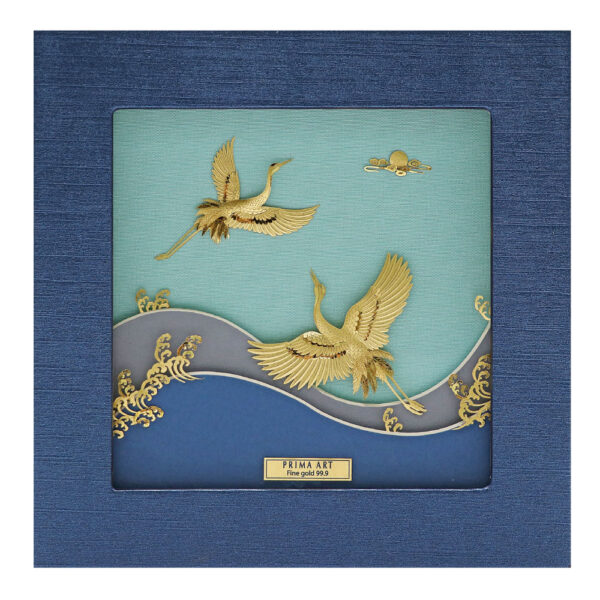PRIMA Gold Frame The Longevity Serous Crane 712S0019-01