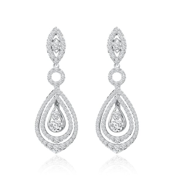PRIMA ต่างหูประดับเพชร Butterfly Collection 105E1649-01