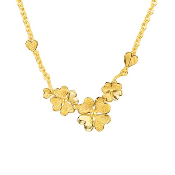PRIMA Gold Necklace Lucky Flower Collection 111N2947-18