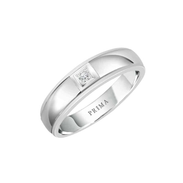 แหวนทองคำ 18K ประดับเพชร Couple Ring