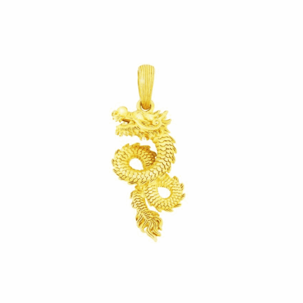 PRIMA Gold Pendant Dragon Number 8 Miracle Collection 111P1135-01