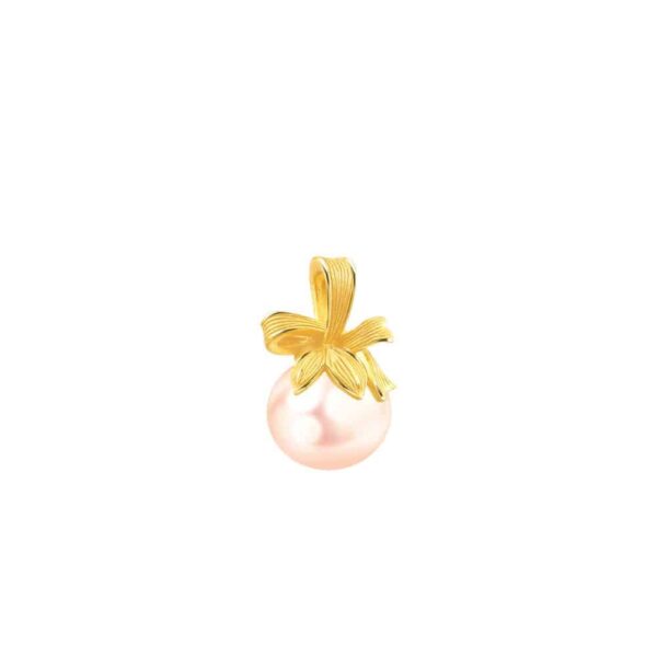 PRIMA Gold Pendant Pearl Royal Ribbon 165P0760-18