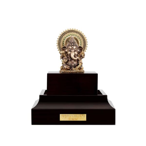 PRIMA ประติมากรรมศิลป์สัมฤทธิ์ Baby Ganesha ปางประทานทรัพย์ 715U0008-01