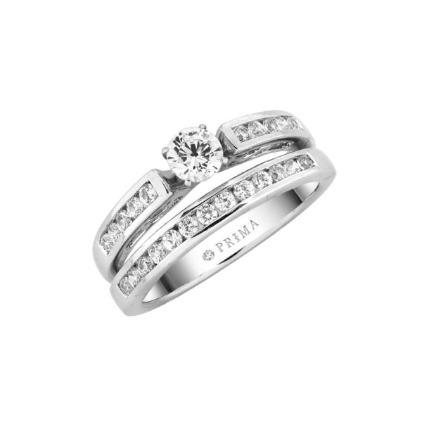 PRIMA ตัวเรือนทองคำ 18K สี White Gold Love Corner C16R3237-1