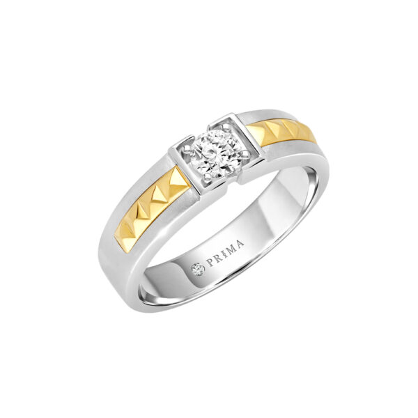 PRIMA ตัวเรือนทองคำ 18K สี White Gold & Yellow Gold Love Corner C16R4519