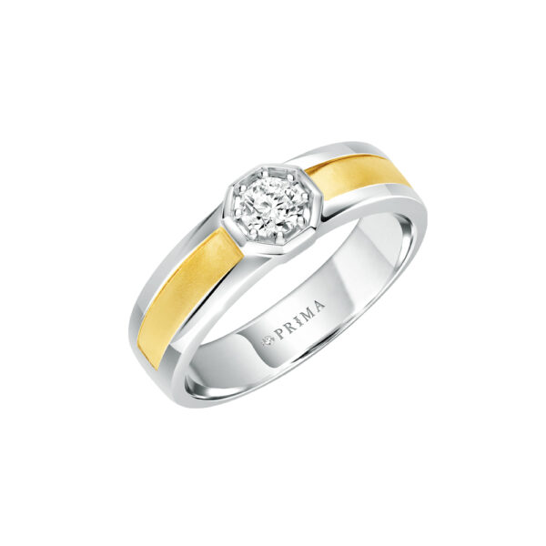 PRIMA ตัวเรือนทองคำ 18K สี White Gold & Yellow Love Corner C16R4543