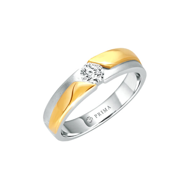 PRIMA ตัวเรือนทองคำ 18K สี White Gold & Yellow Love Corner C16R4548