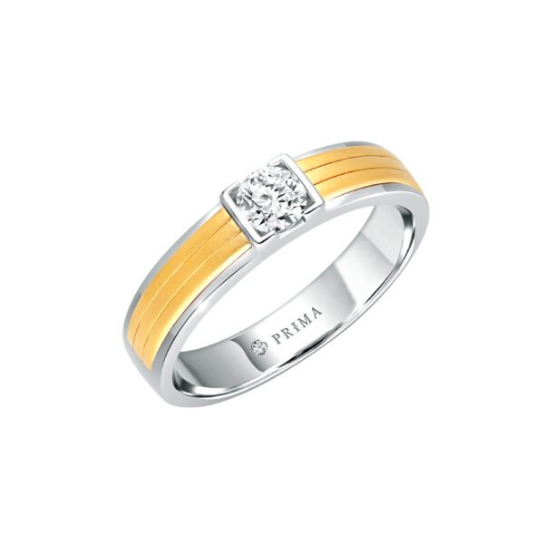 PRIMA ตัวเรือนทองคำ 18K สี White Gold & Rose Gold Love Corner C16R4550
