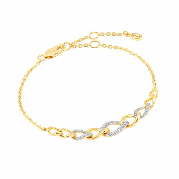 สร้อยข้อมือประดับเพชร Chain Collection