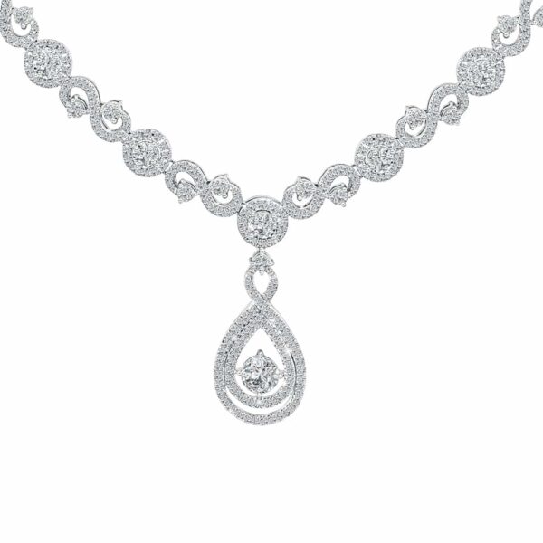 PRIMA ตัวเรือนสร้อยทองคำ 18K สี White Gold Estella SRDNN003-02-01