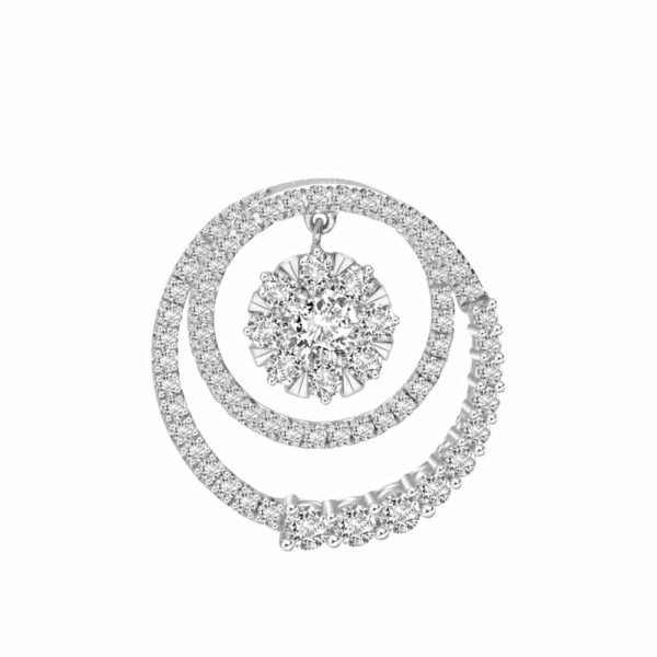 PRIMA ตัวเรือนจี้ทองคำ 18K สี White Gold Estella SRDPP002-02-01