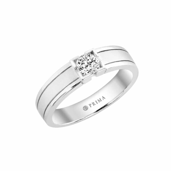 PRIMA ตัวเรือนแหวนทองคำ 18K สี White Gold Elite Collection C13R3175-21-11