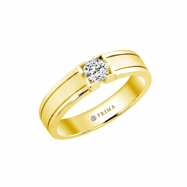 PRIMA ตัวเรือนแหวนทองคำ 18K สี Yellow Gold Elite Collection C13R3376-04-08