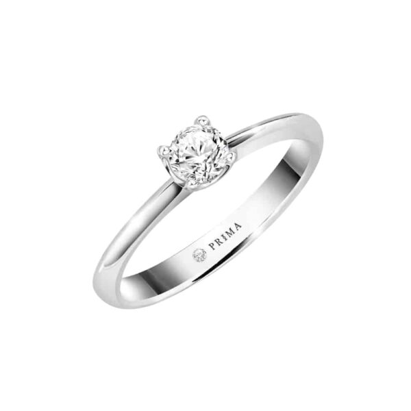PRIMA ตัวเรือนแหวนทองคำ 18K สี White Gold Elite Collection C13R3429-01-18