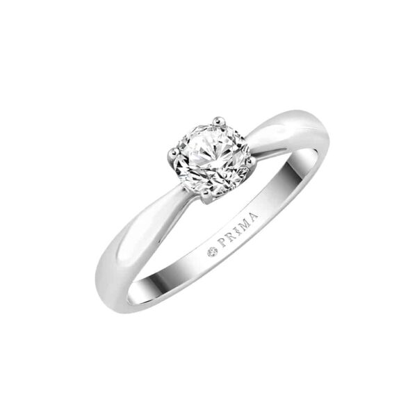 PRIMA ตัวเรือนแหวนทองคำ 18K สี White Gold Elite Collection C13R3508-02-20