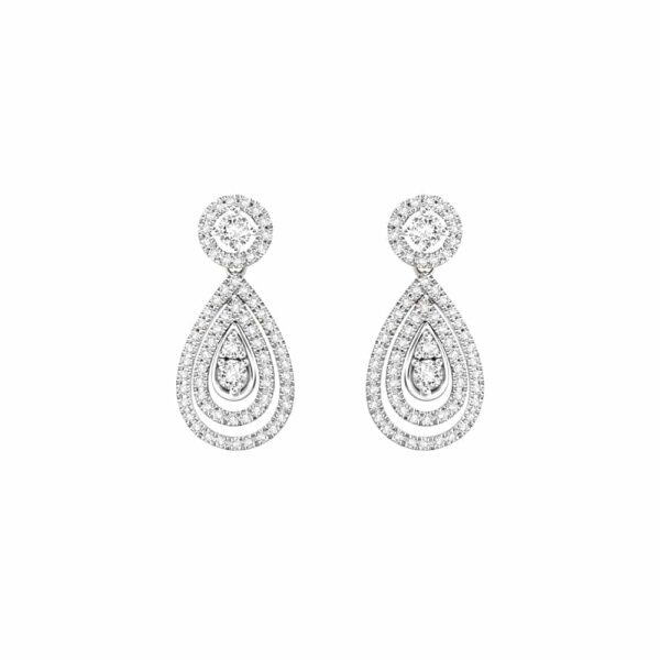 PRIMA ต่างหูประดับเพชร Solitaire Collection 105E1036-01