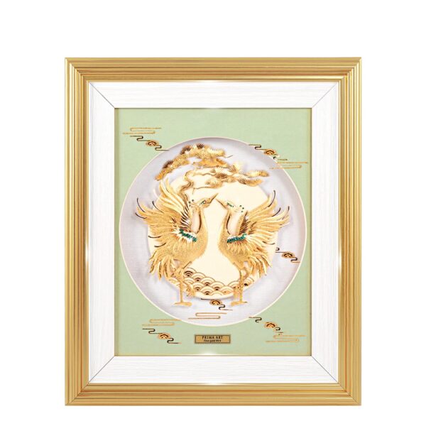 PRIMA Gold Frame Lovely Cranes 712S0026-01