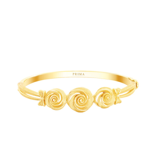 กำไลข้อมือทองคำ Queen of Rose Collection