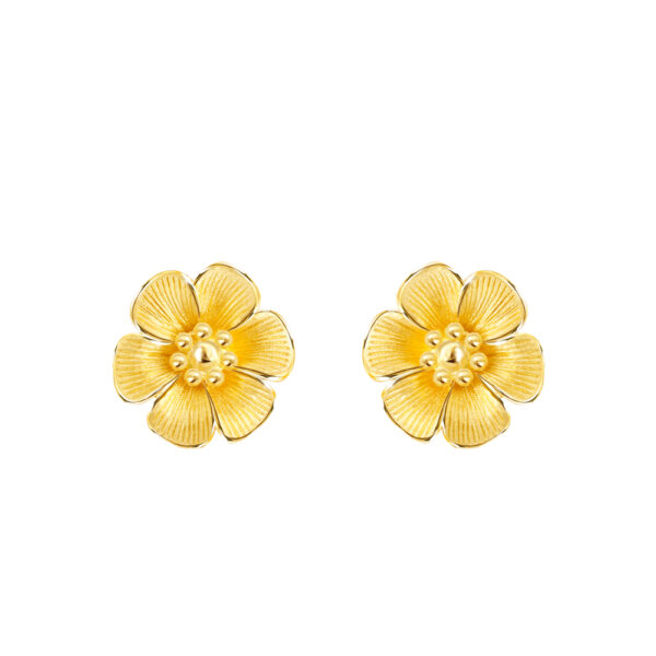 ต่างหูทองคำ Oriental Blossom Collection