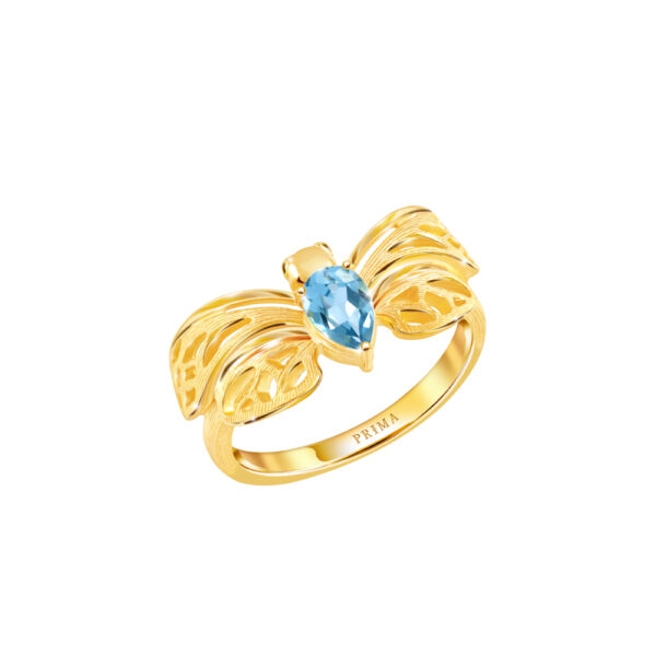 PRIMA Golds Ring Gems Butterfly Collection 165R1002-18
