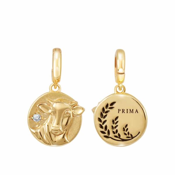 PRIMA Diamond Pendant Ox Zodiac Charms Collection 991P0143-01