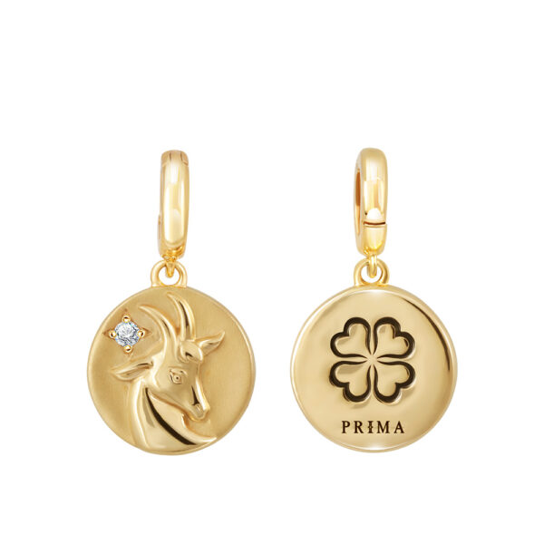 PRIMA Diamond Pendant Goat Zodiac Charms Collection 991P0145-01